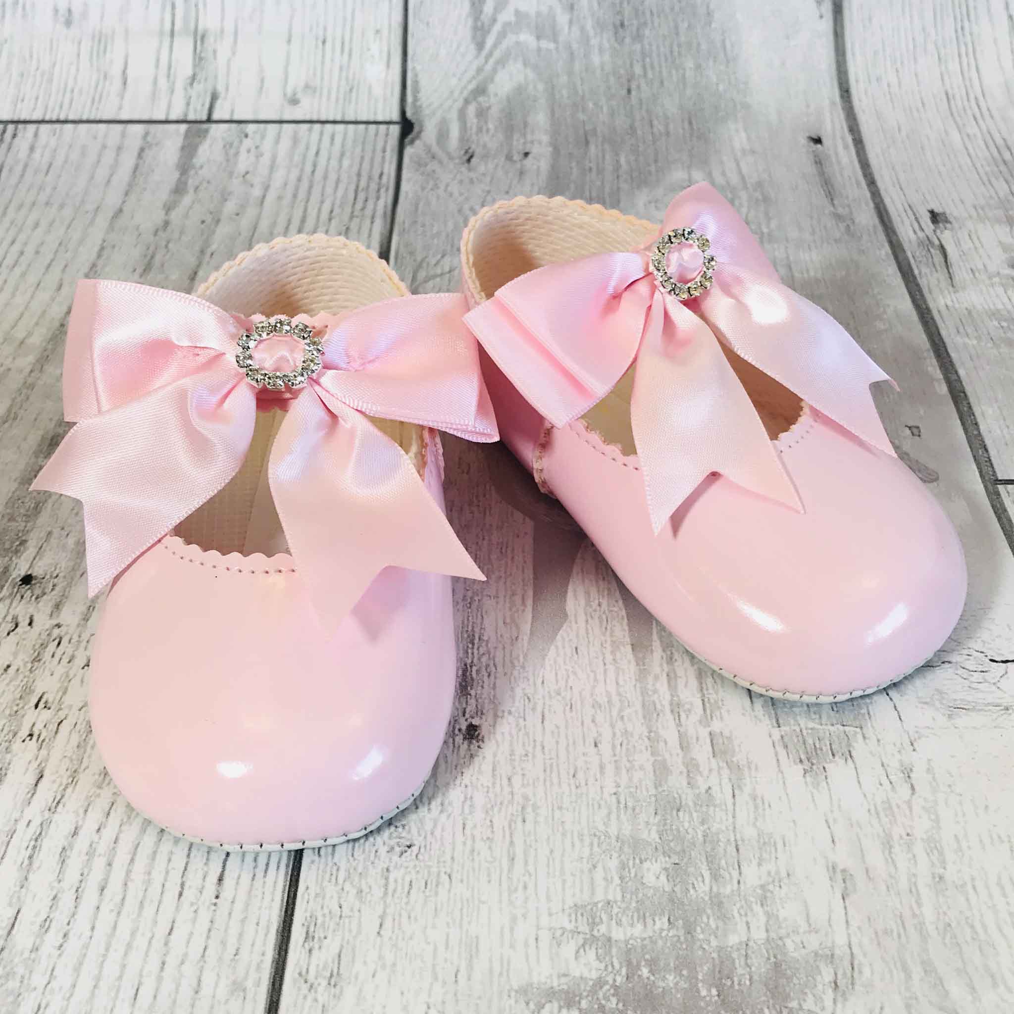 pink pram shoes