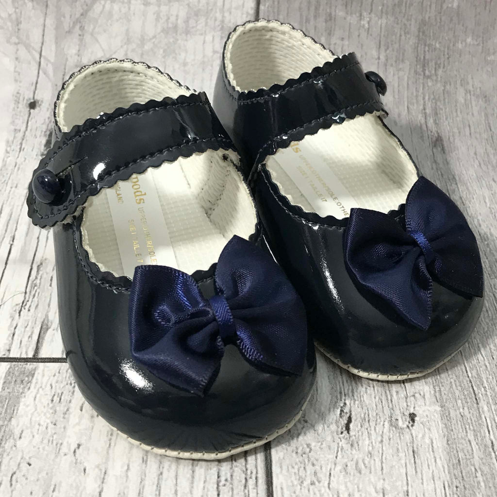 navy blue baby girl shoes