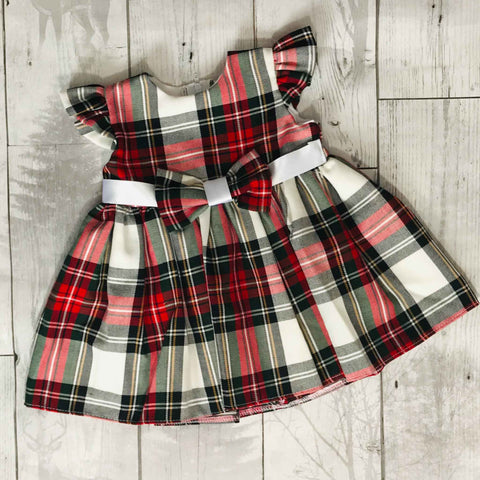 Tartan Dresses - Baby Christmas Outfits – Lullaby Lane Baby Shop