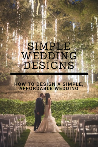 Simple Wedding Design How To Have A Cheap Wedding Event Supply Shop