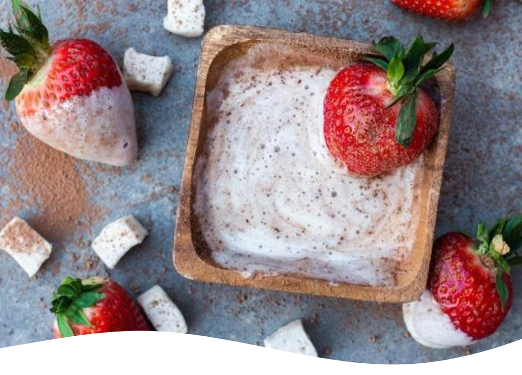 Cover photo of strawberries and cream