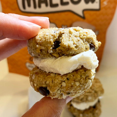 Cookie ice cream sandwich photo