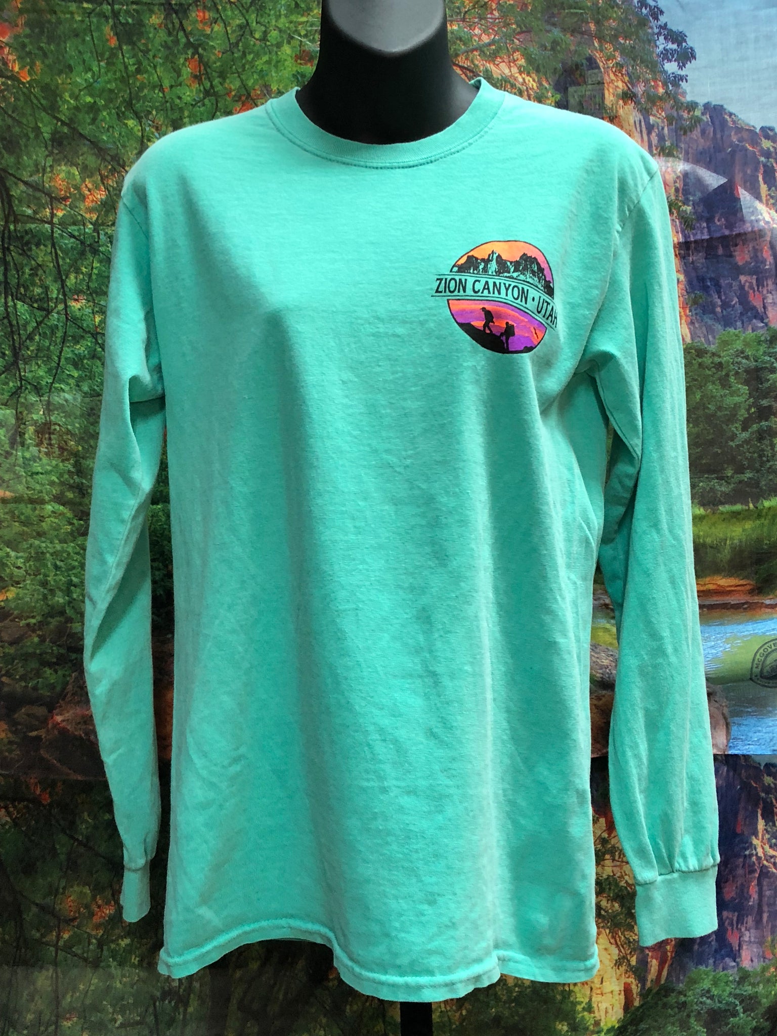 Zion National Park Long Sleeve Shirt - Retro Flair