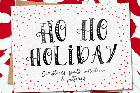 Ho Ho Holiday font