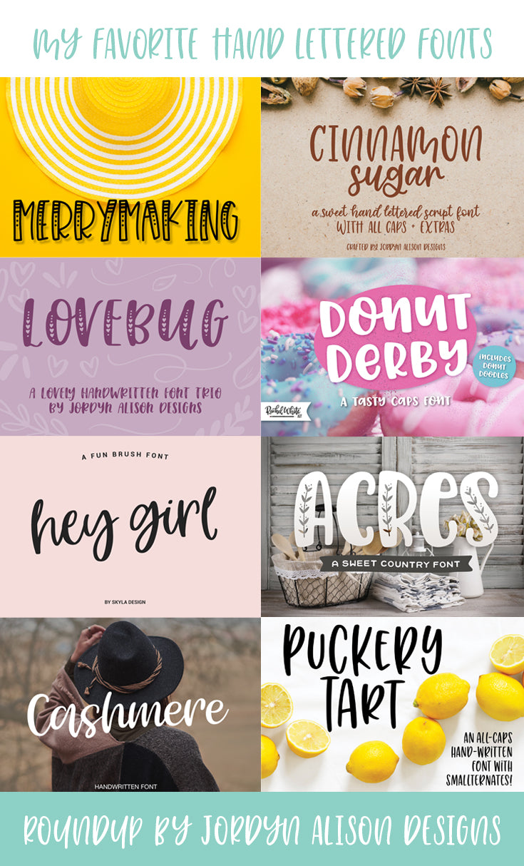 Examples of Favorite Fonts