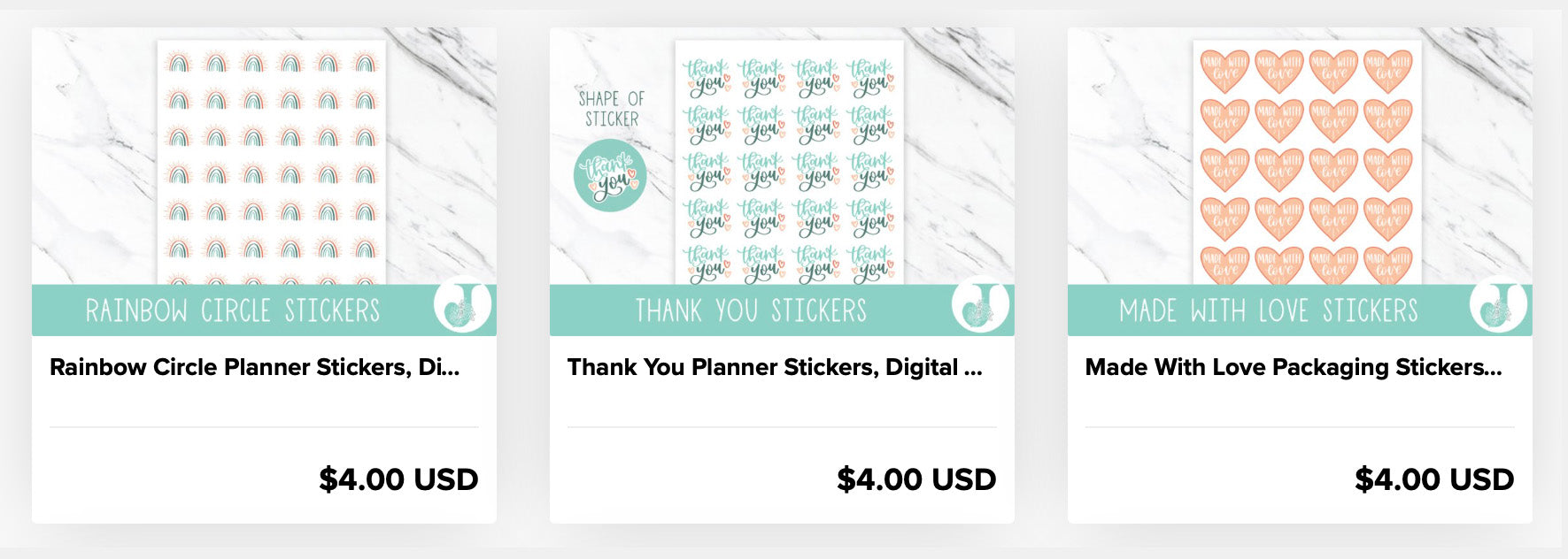 digital planner stickers