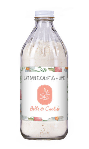 Lait de bain Eucalyptus + Lime - Belle & Candide