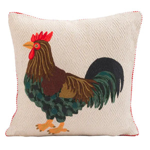 Rooster Pillow - Montana Rustic Accents