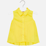 Sleeveless Flared Blouse For Girl