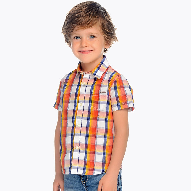 boys tartan t shirt