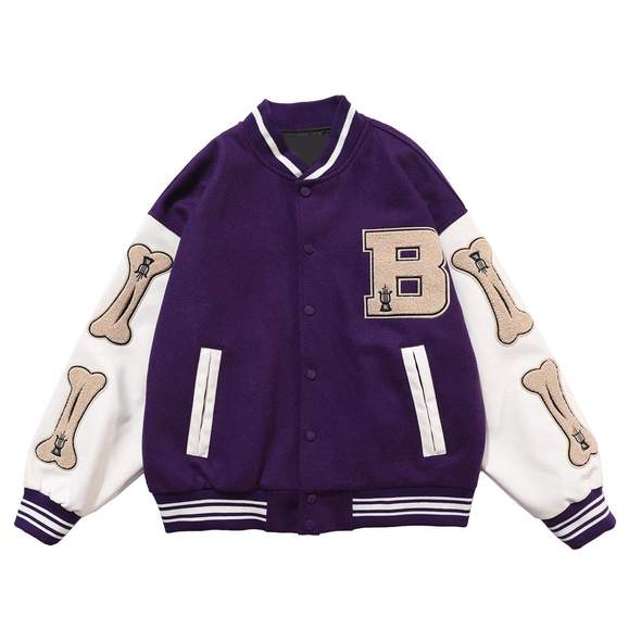 Clout Collection Varsity Jacket with Lucky Casino Aesthetic Patching