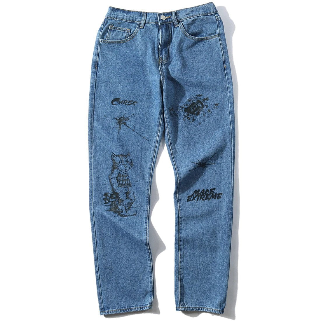 Extreme Aesthetic Customized Jeans 