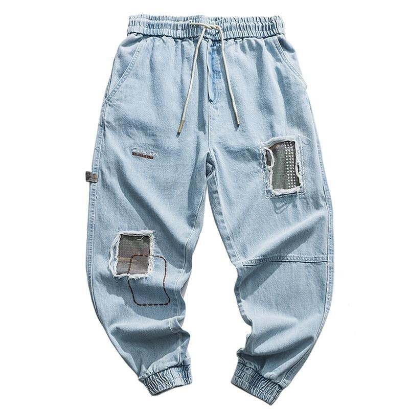 distressed jogger jeans womens