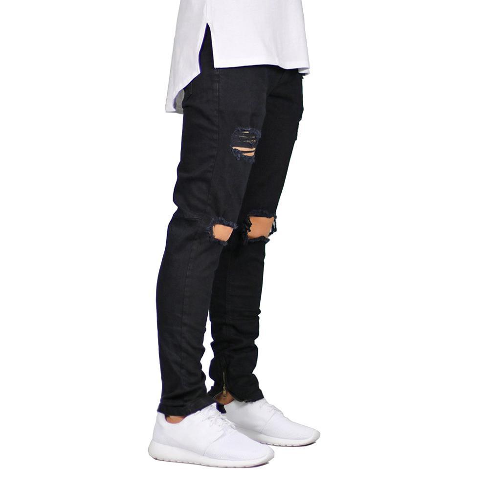 ankle zipper jeans mens