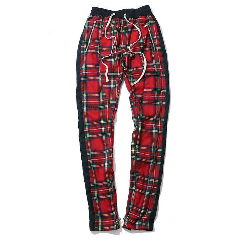 tartan joggers womens