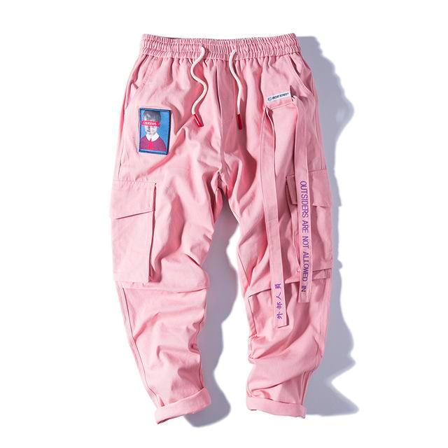 Slim Flare Cargo Parachute Pants - Pink | Fashion Nova, Mens Pants |  Fashion Nova