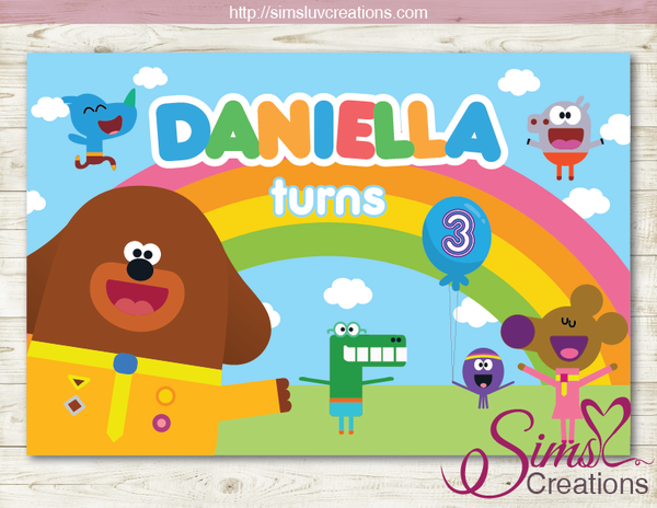 Hey Duggee Party Backdrop Banner Birthday Poster Printables Porn Sex Picture