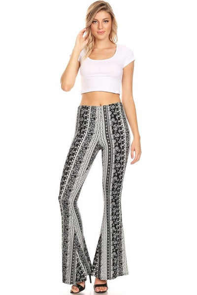 Raw Moda Paisley Bellbottom Pants