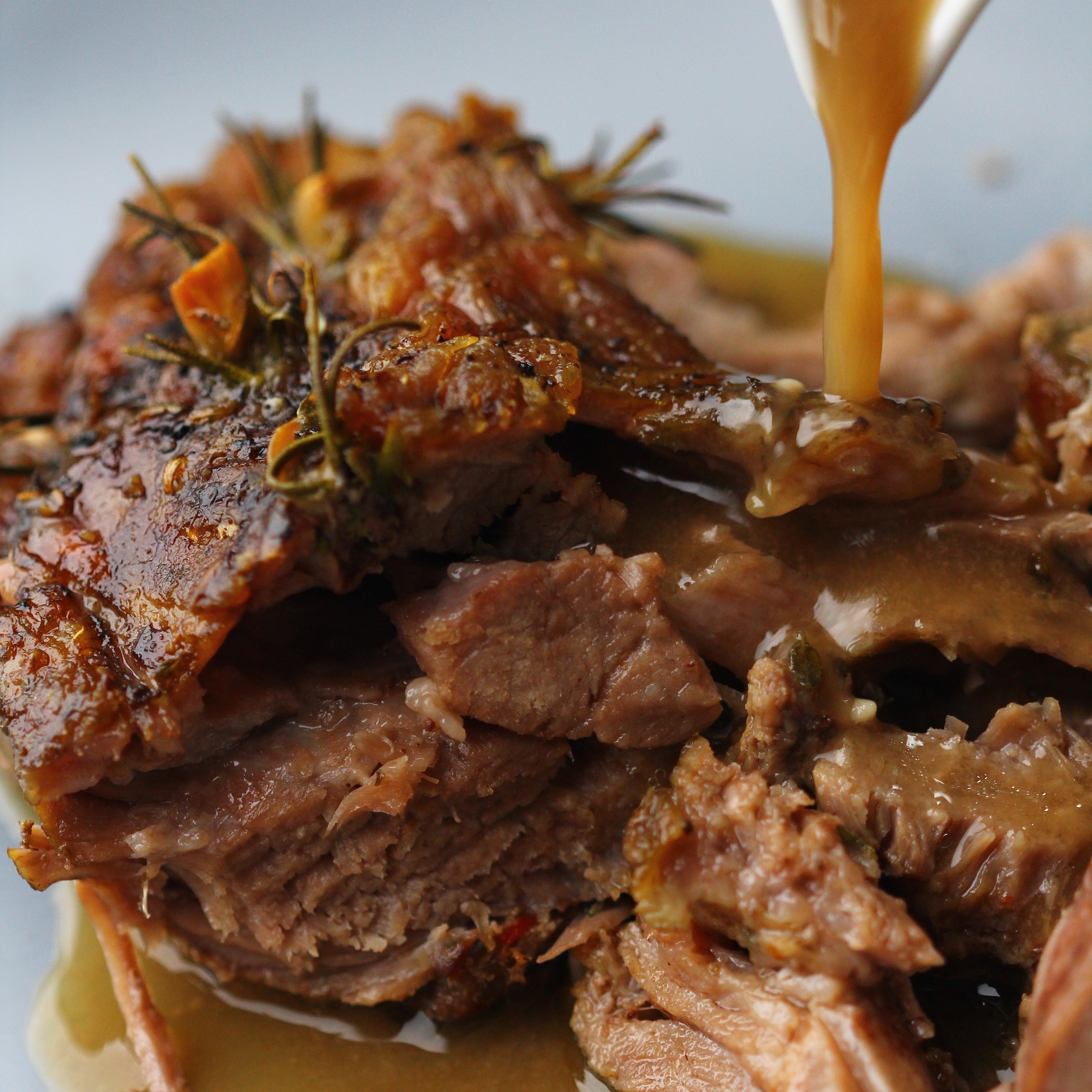 Roast Lamb Chuck With super delicious gravy 