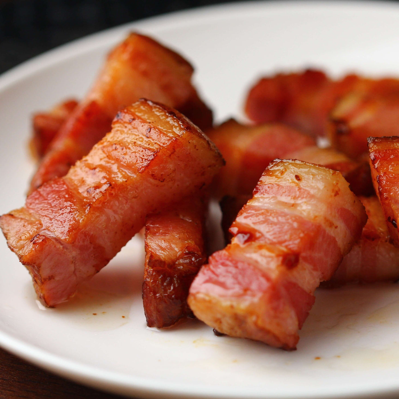乾塩式 ベーコン切り落とし 国産豚 バラ肉 使用 1000g 桜チップスモークベーコン