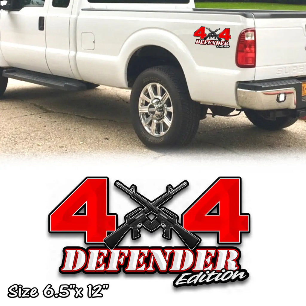 4x4 defender edition ar-15 decals