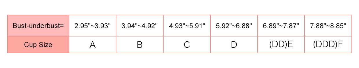 sports cup sizes