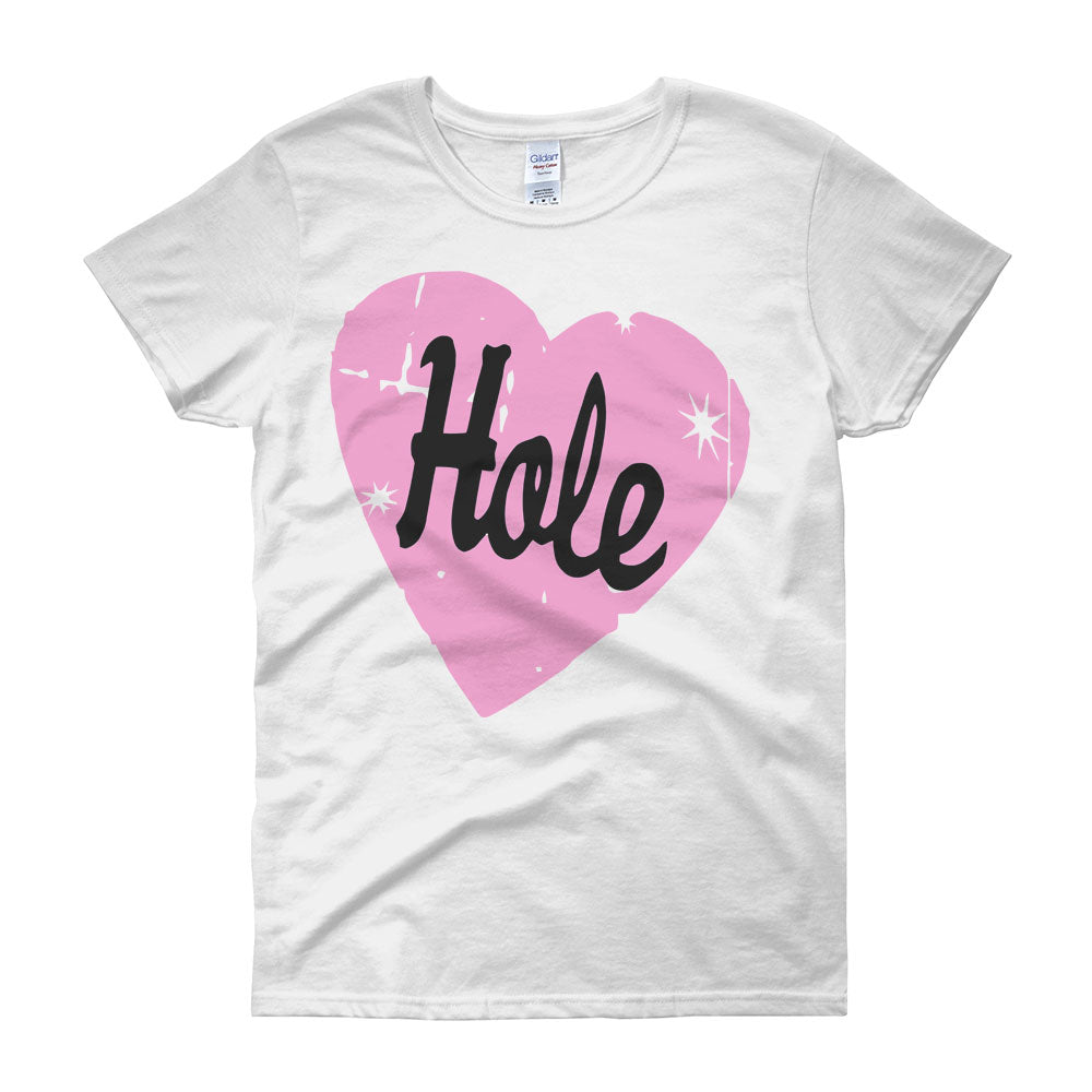 hole band t shirt