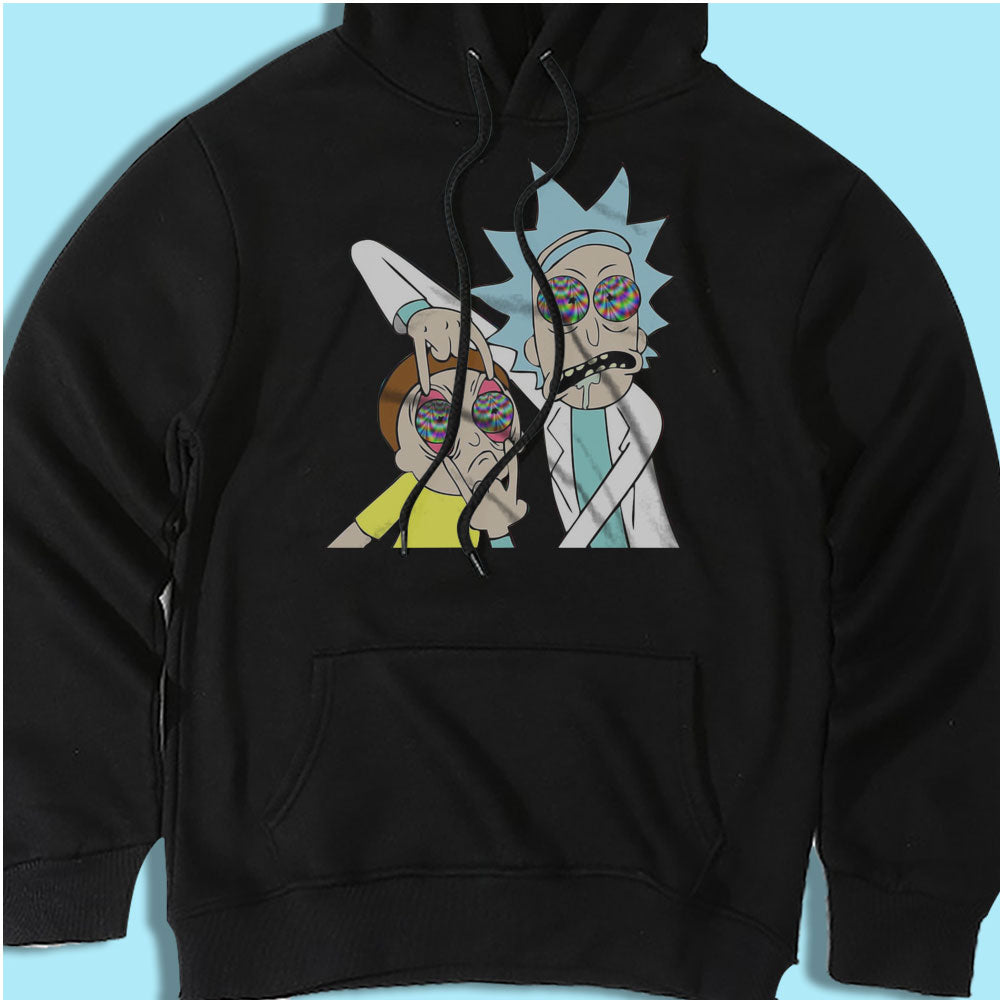 rick and morty trippy hoodie