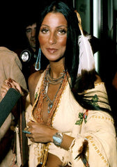 cher wearing native american jewelry