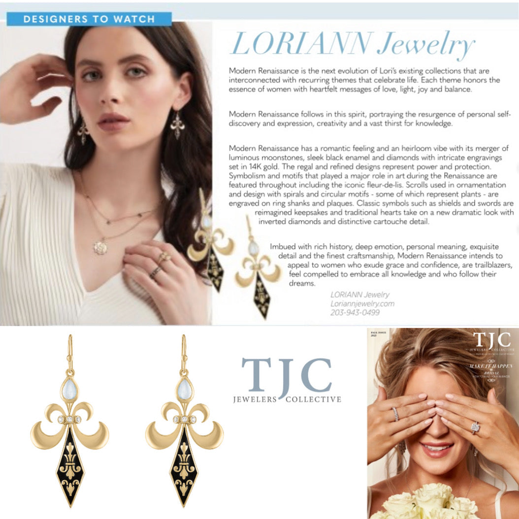 LORIANN Jewelry featured in TJC The Jewelers Collective Designers to Watch