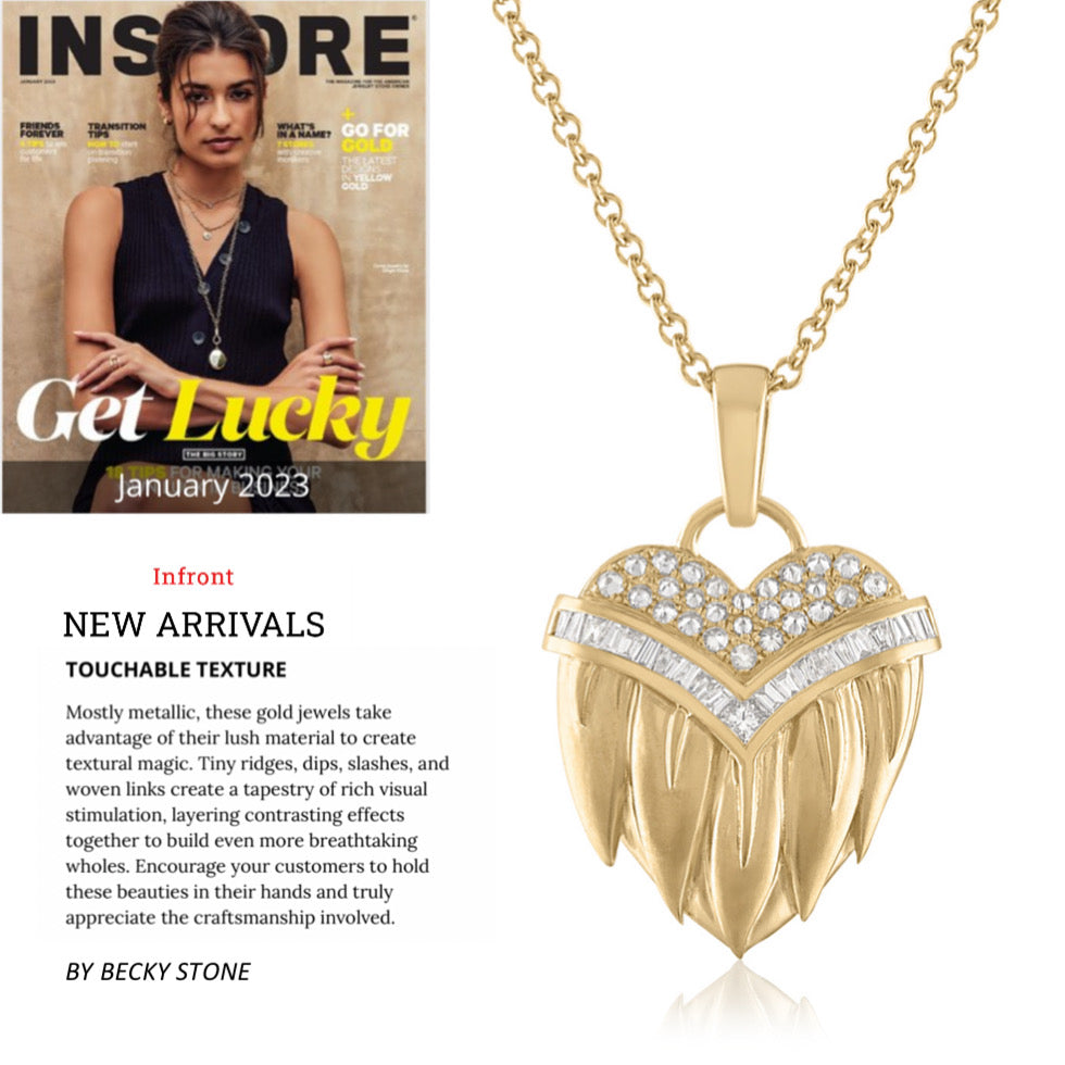 LORIANN Jewlery featured in INSTORE Magazine Get Lucky New Arrivals