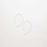 Wide Arc Threader Earrings