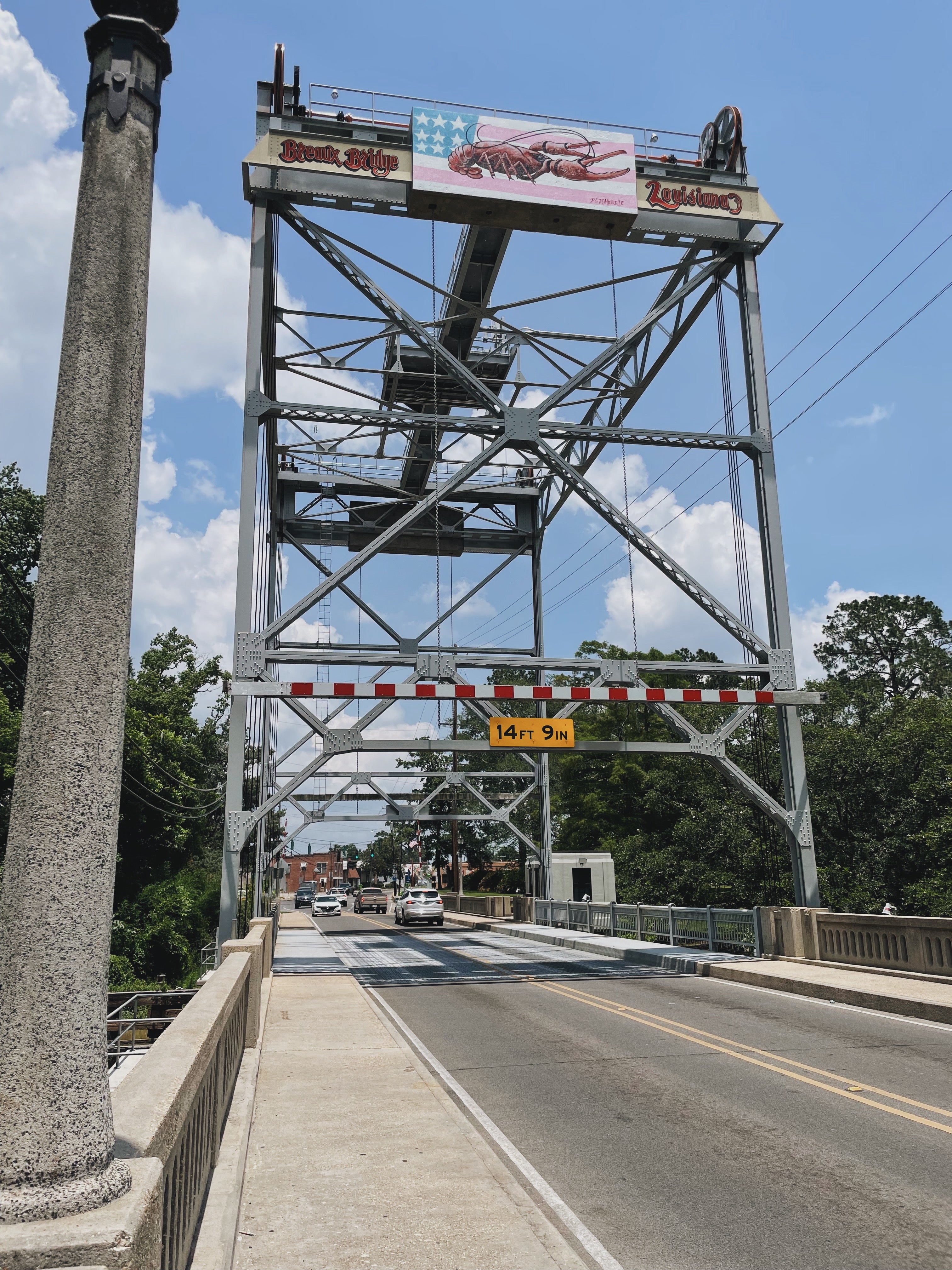 The Bridge to Downtown in Breaux Bridge, Louisiana