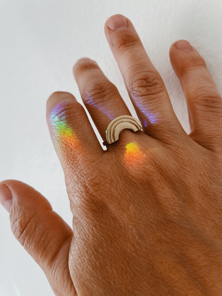 MIMOSA Handcrafted Rainbow Ring
