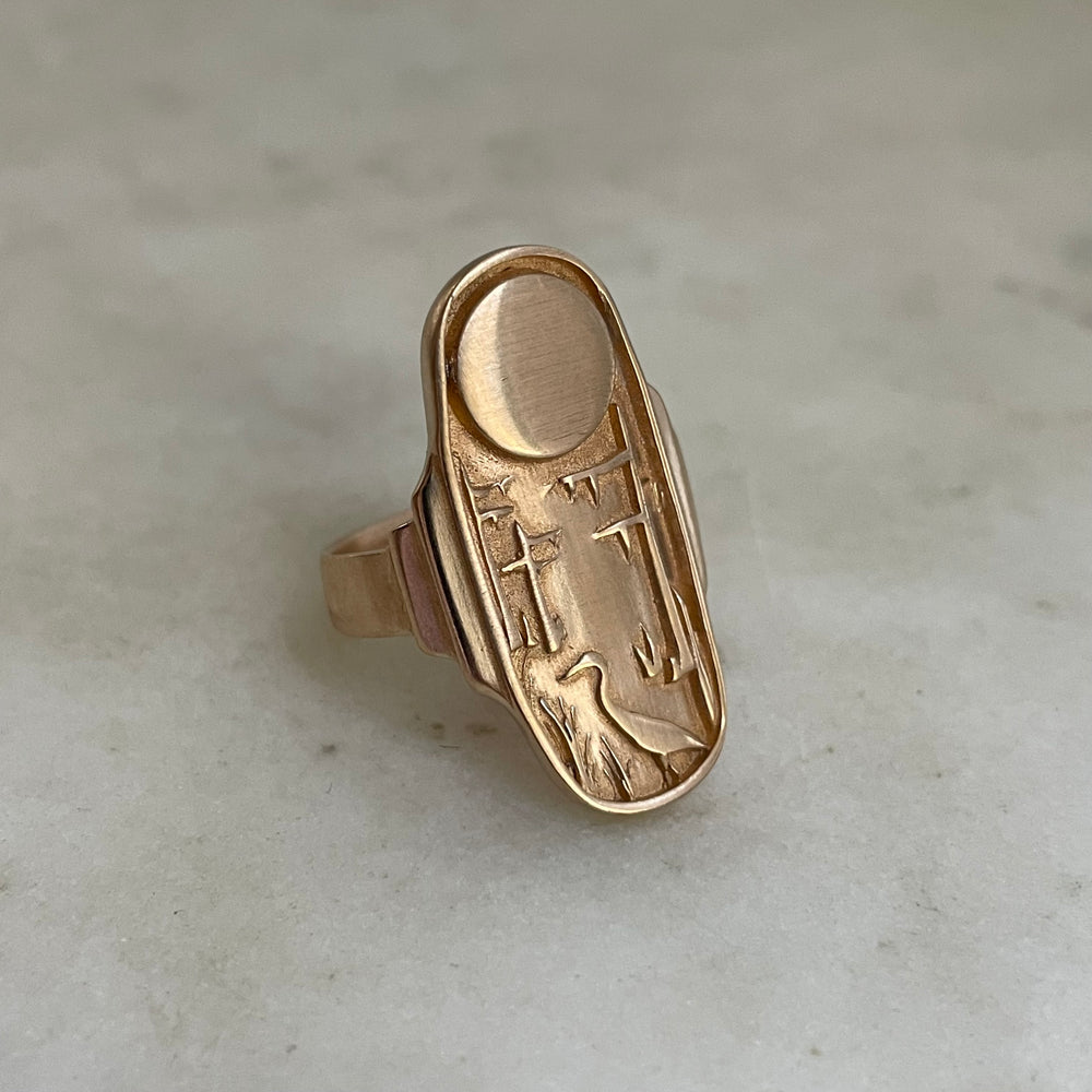 14K GOLD LOUISIANA WILD STATEMENT RING