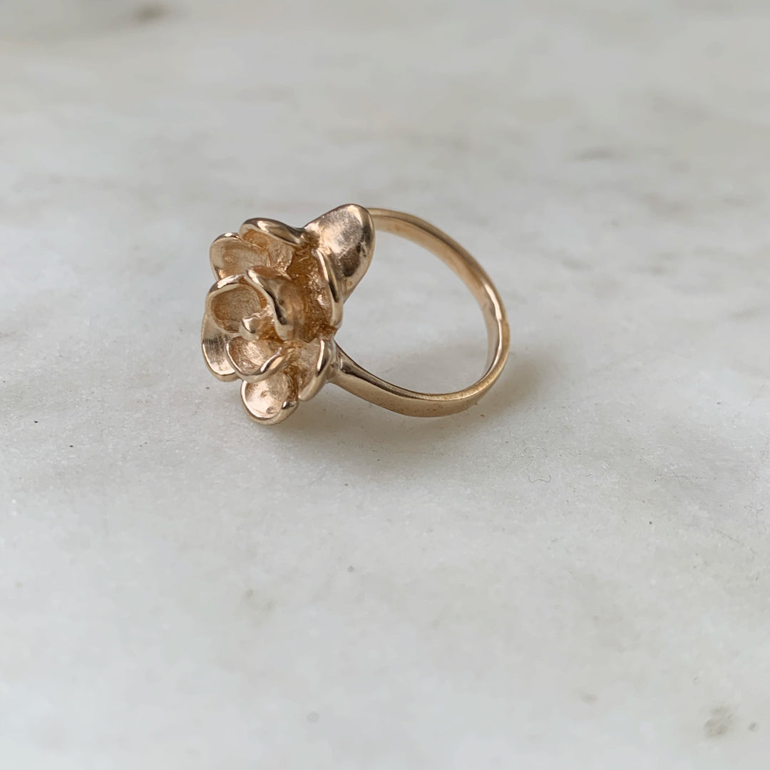 MAGNOLIA FLOWER RING | MIMOSA Handcrafted