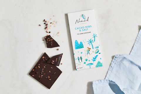 Nomad Chocolate - Cacao Nibs & Salt