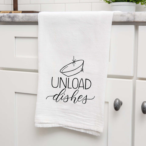 Blessed Are Those Who Do My Dishes Tea Towel Cute Dish Towel Funny Kitchen  Towel Funny Flour Sack Towel 