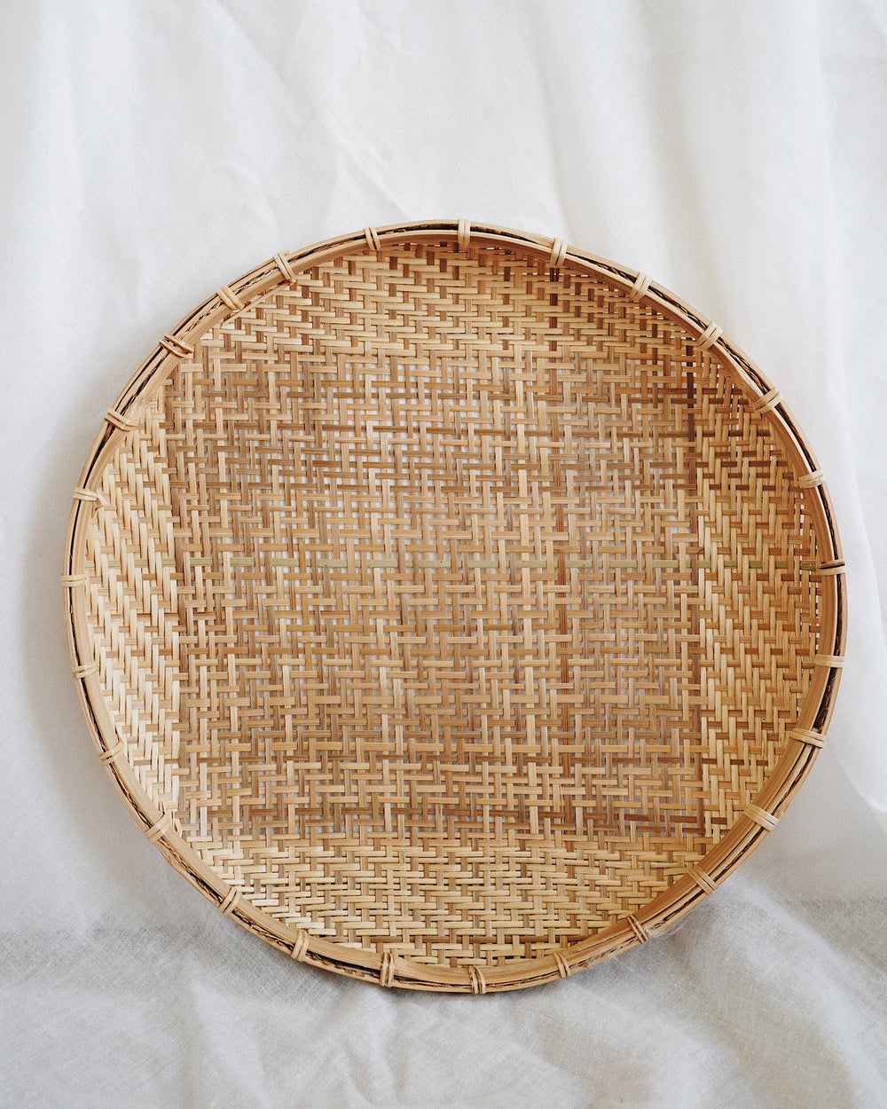 Veya Vintage Bamboo Basket