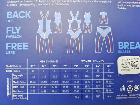 Adizero Freestyle Open Back Kneesuit Swimwear Medical