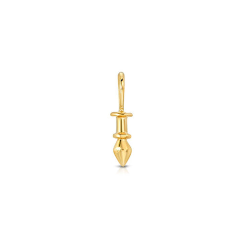 Tiny Gold Dagger Charm