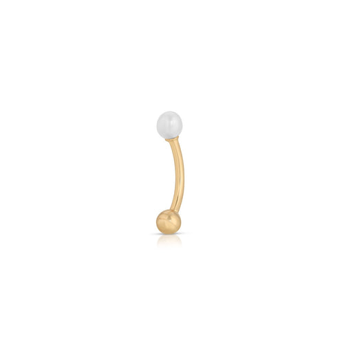 Gold Pearl Barbell
