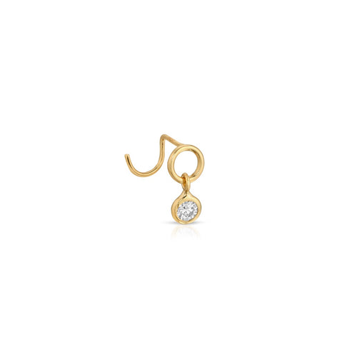 Diamond Dangle Nostril Screw