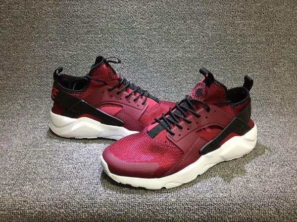 nike huarache wine red