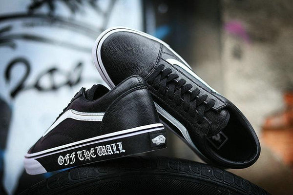 vans old skool leather x off the wall