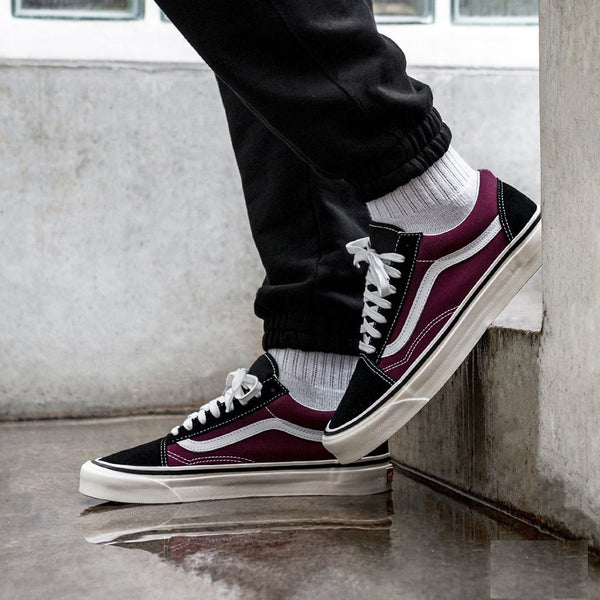 vans old skool burgundy