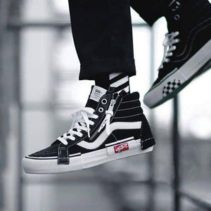 vans sk8 hi on feet