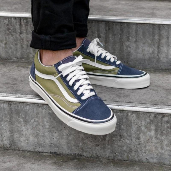 old skool vans olive