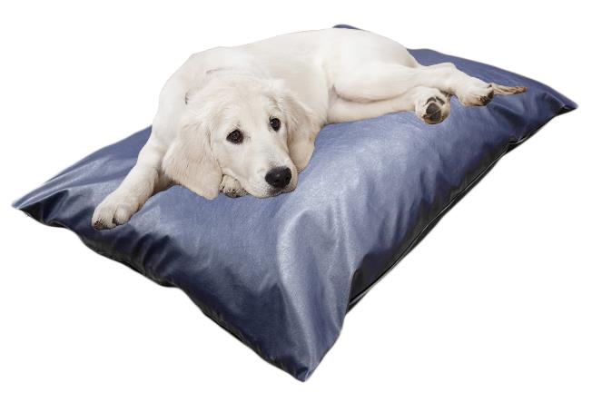Faux Leather Dog Bed with Cover