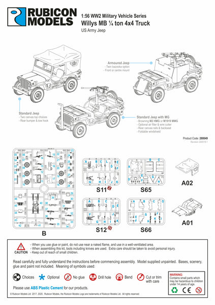 Willys Mb Ton 4x4 Truck Us Standard Rubicon Models Uk Ltd